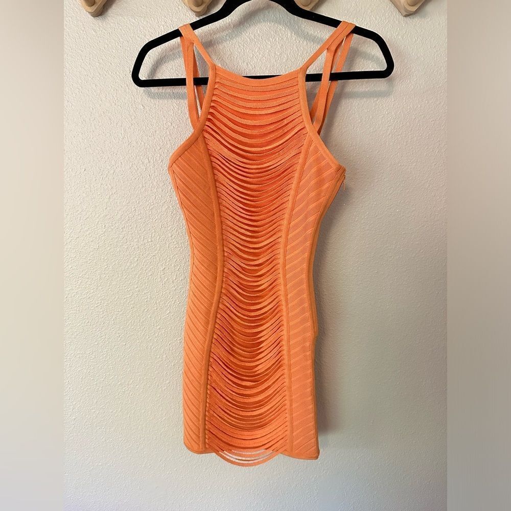Stretta Rosie Bandage-Seam Dress, Marigold - Picture 4 of 12